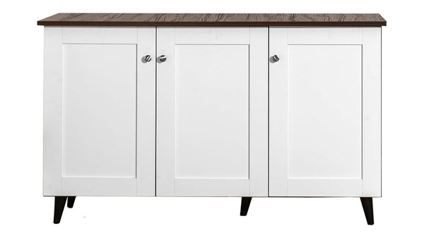 Deckup Plank Lexis 3-Door Engineered Wood Shoe Rack.