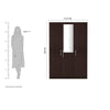 Rolx Medusa Engineered Wood Wardrobe Wenge Finish - Luxe Maple