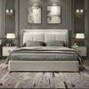 Tony Luxury Upholstered Bed in Leatherette