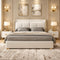 Tony Luxury Upholstered Bed in Leatherette