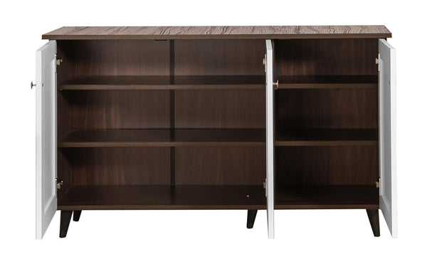 Deckup Plank Lexis 3-Door Engineered Wood Shoe Rack.