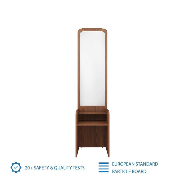 Rolex Dressing Table In Walnut Color - Luxe Maple