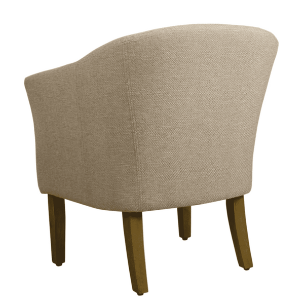 Porch & Den Kings-well Barrel Accent Chair - Luxe Maple