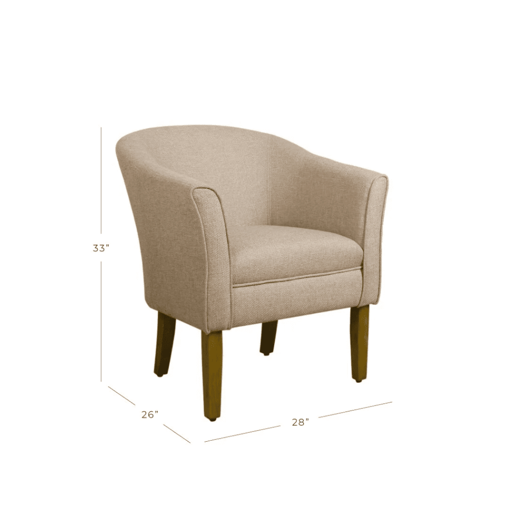 Porch & Den Kings-well Barrel Accent Chair