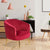Texo Upholstered Accent Chair in Suede