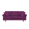 Straight Line Sofa Set in Purple - Luxe Maple