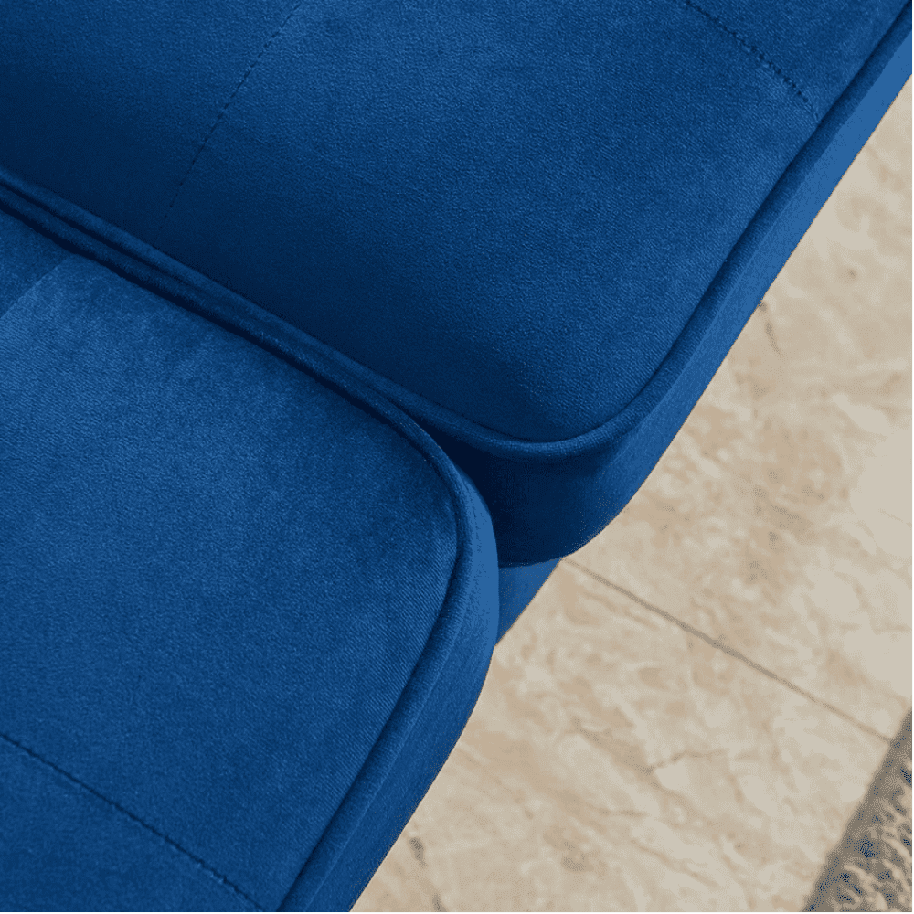 Block Down Straight Line Sofa Set