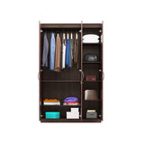 Silly Medusa Engineered Wood Wardrobe Wenge Finish