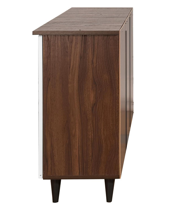 Deckup Plank Lexis 3-Door Engineered Wood Shoe Rack.