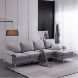 Jasmine Sectional Sofa Set RHS Grey