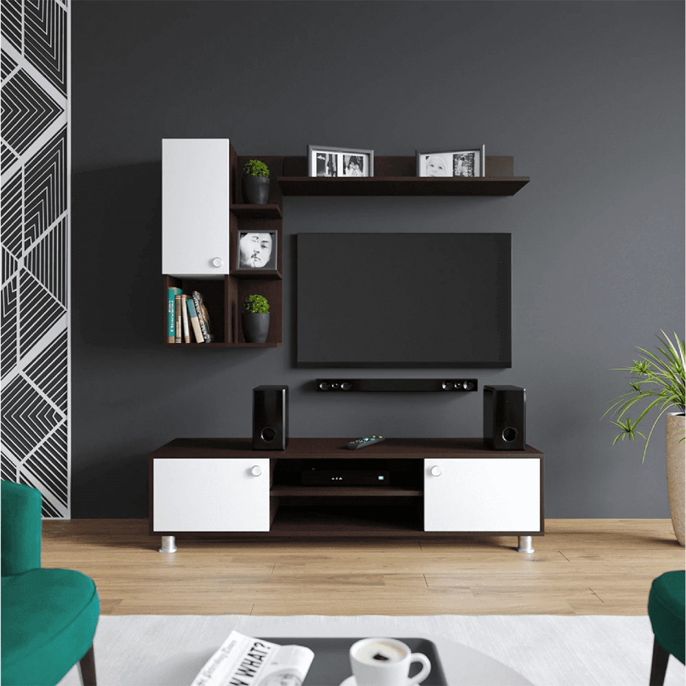 Roxy TV Panel- Upto 42 inches TV Wenge & White