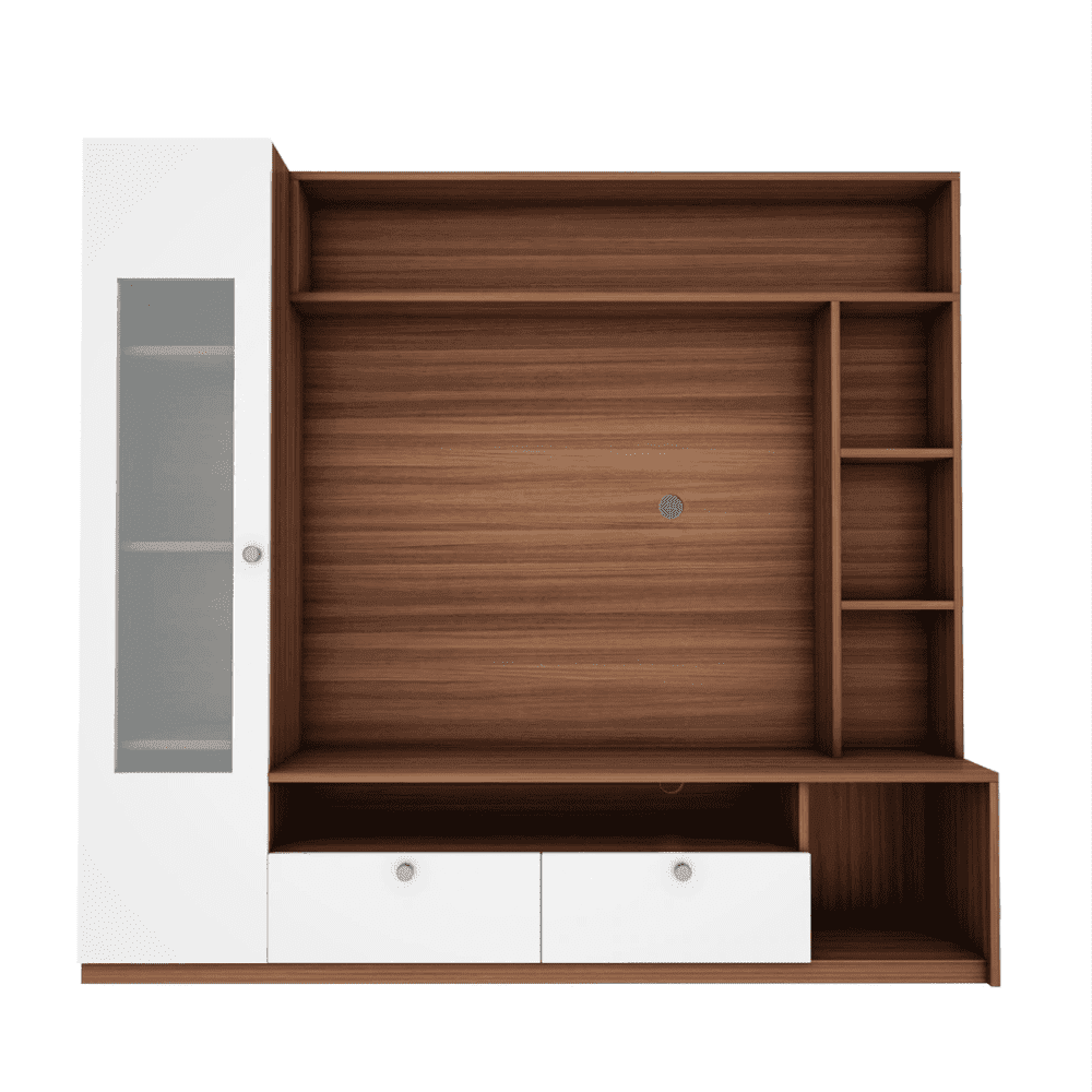Casa Bonita TV Unit - Walnut - Upto 55 inches TV
