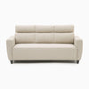 Zolo Suede Sofa Set in Grey Color - Luxe Maple