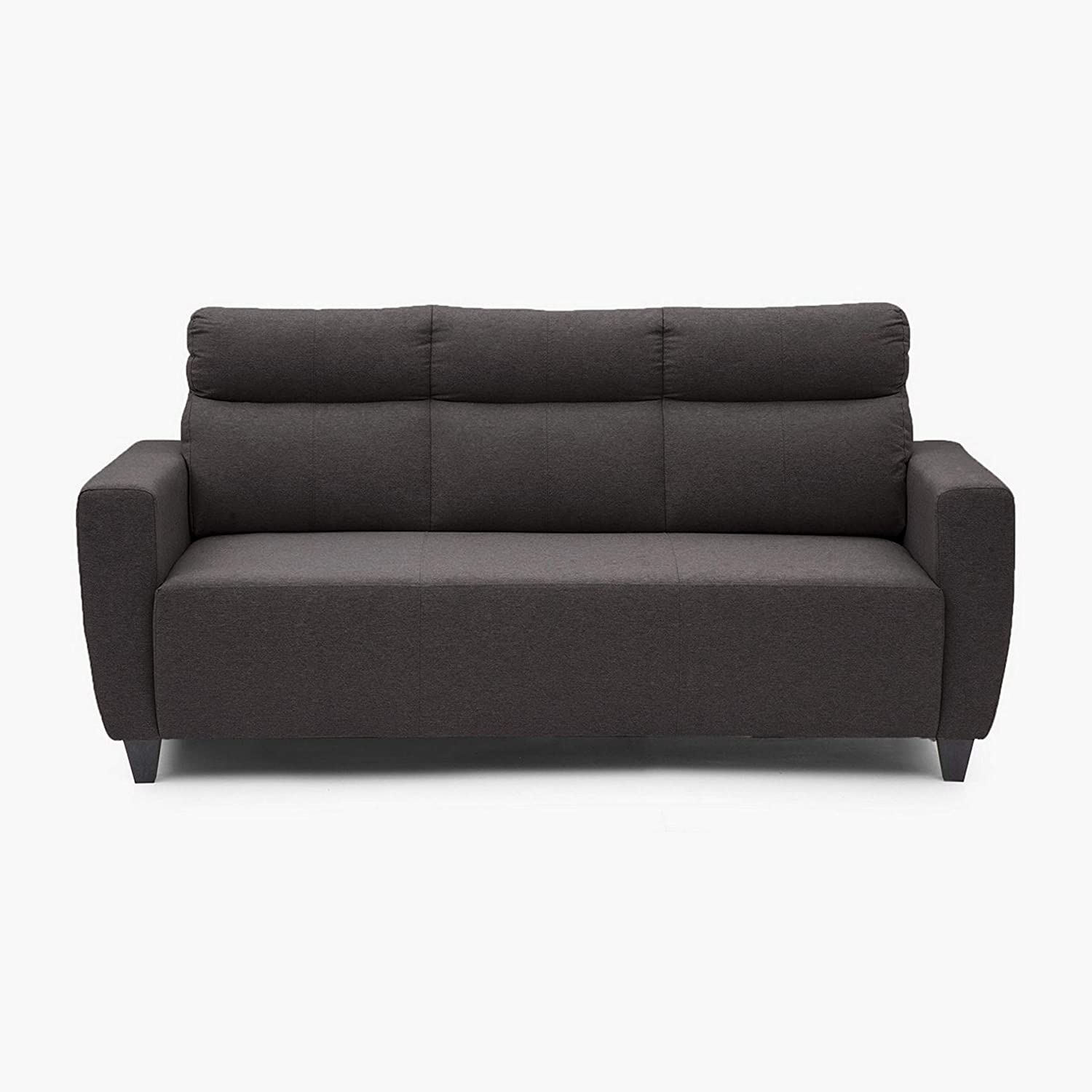 Zolo Suede Sofa Set in Grey Color
