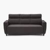 Zolo Suede Sofa Set in Grey Color - Luxe Maple