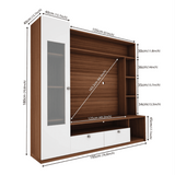 Casa Bonita TV Unit - Walnut - Upto 55 inches TV