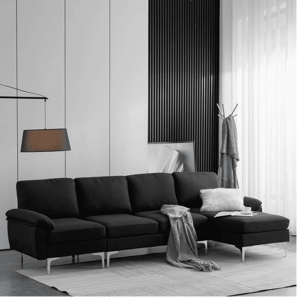 Jasmine Sectional Sofa Set RHS - Luxe Maple