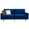 Block Down Straight Line Sofa Set - Luxe Maple