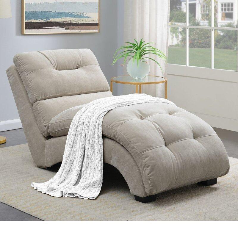 Flex Luxury Lounger in Suede Beige