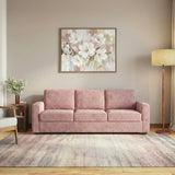 Apollo Suede Sofa Set - Luxe Maple Pink