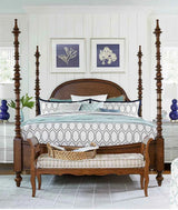 Asprin Solid Wood Luxury Poster Bed in Brown