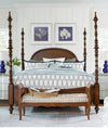 Asprin Solid Wood Luxury Poster Bed in Brown.