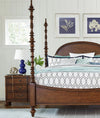Asprin Solid Wood Luxury Poster Bed in Brown.