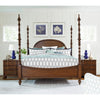 Asprin Solid Wood Luxury Poster Bed in Brown.