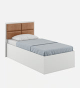 Astro Single Wooden Bed In White - Luxe Maple