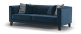 Wildo Luxury Sofa Set in Suede 3+2 Seater Blue