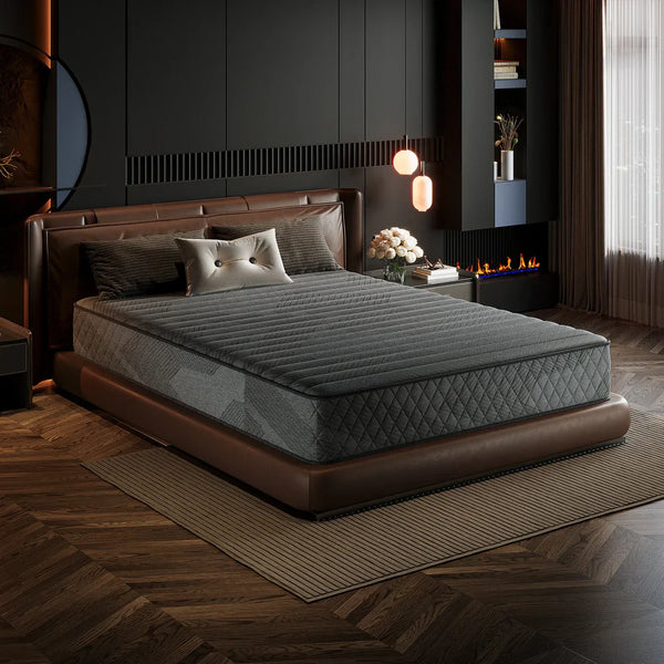 Premium Memory Foam Hybrid Mattress Cooling and Breathable By Luxe Maple - 10 Inches.