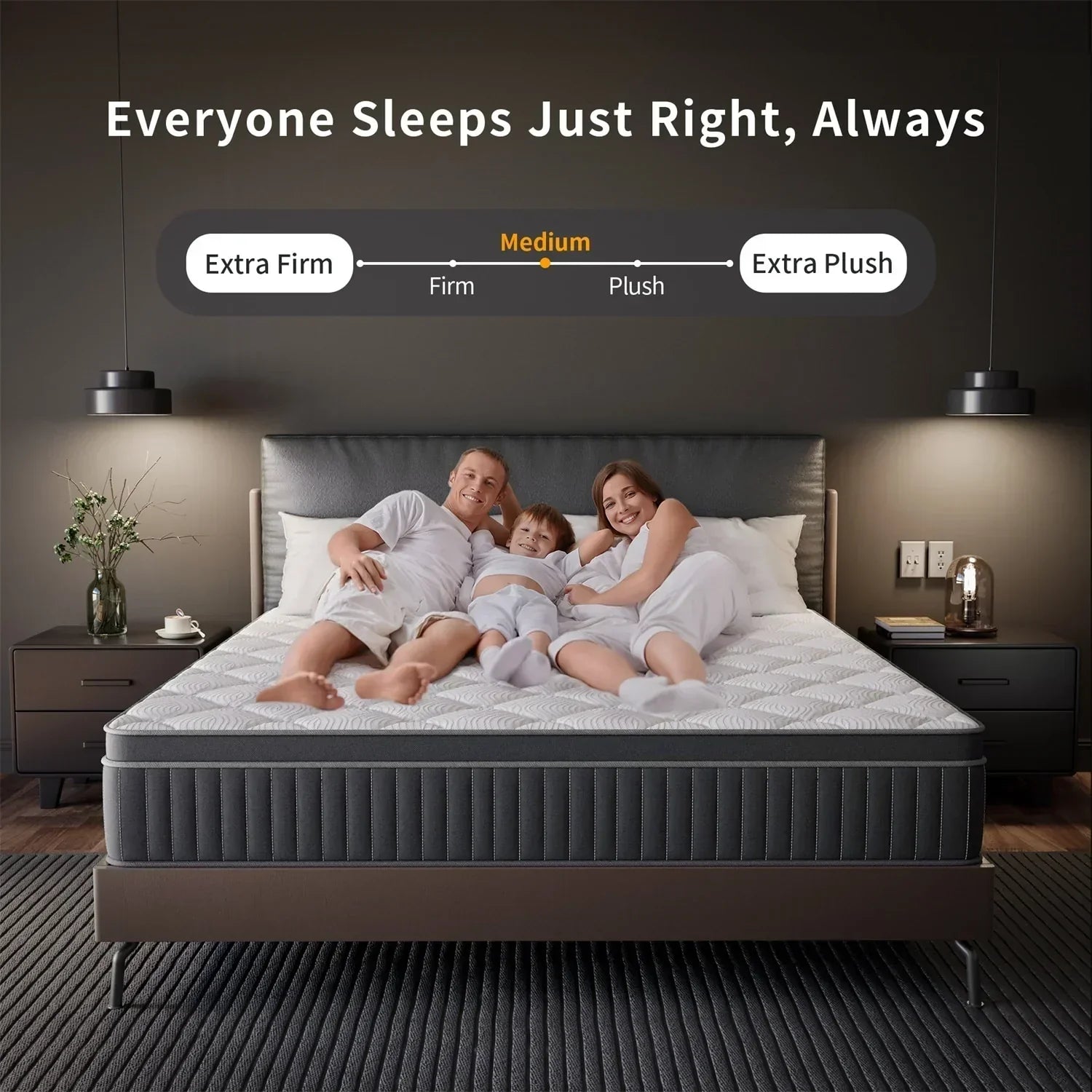 Coil Spring Mattress By Luxe Maple - 8 Inches
