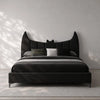 Batman Luxury Upholstered Kids Bed In Black Suede