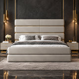 Becton Luxury Upholstered Bed in Leatherette