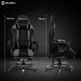 Cellbe Ergonomic Gaming Chair in Leatherette – Luxe Maple
