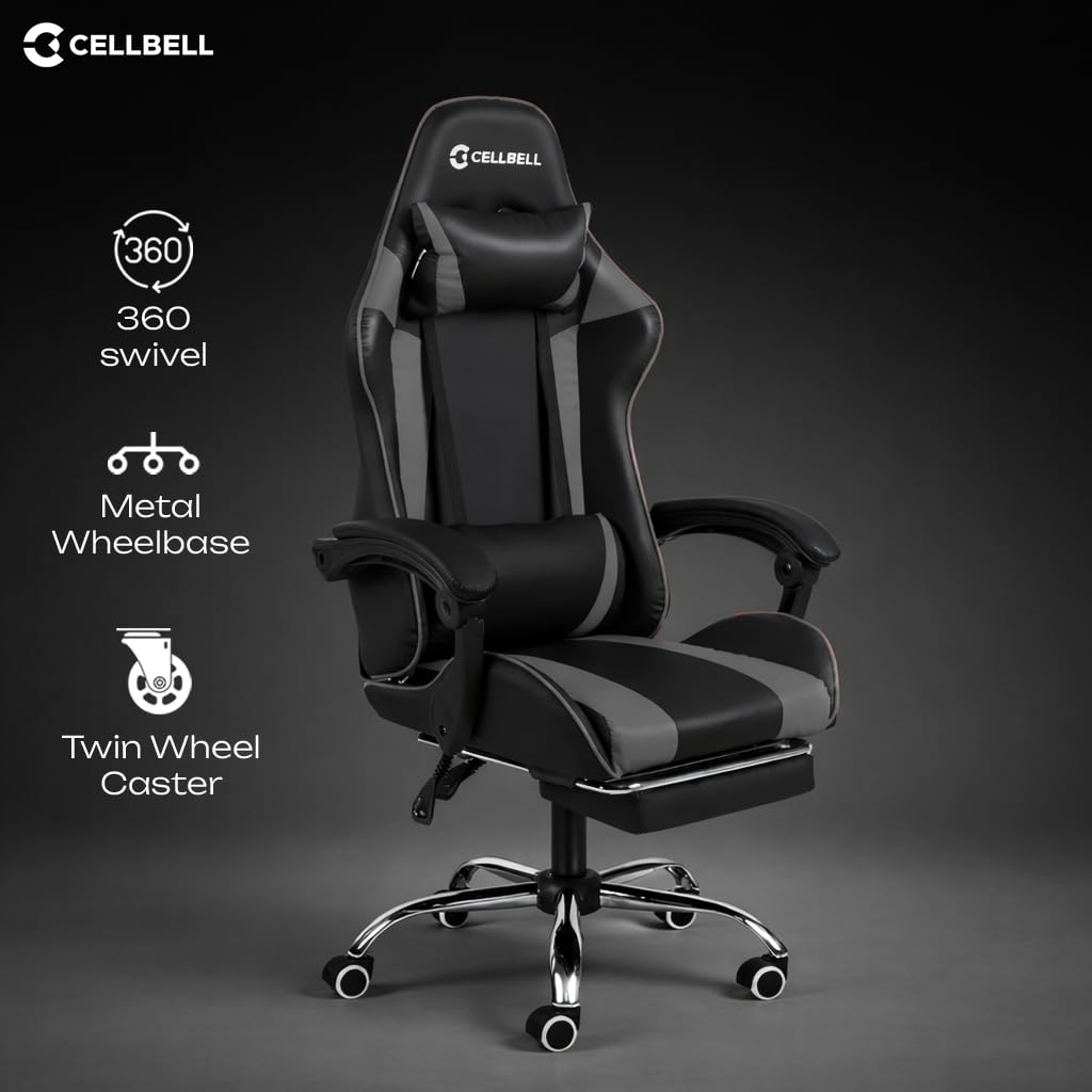 Cellbe Ergonomic Gaming Chair in Leatherette – Luxe Maple
