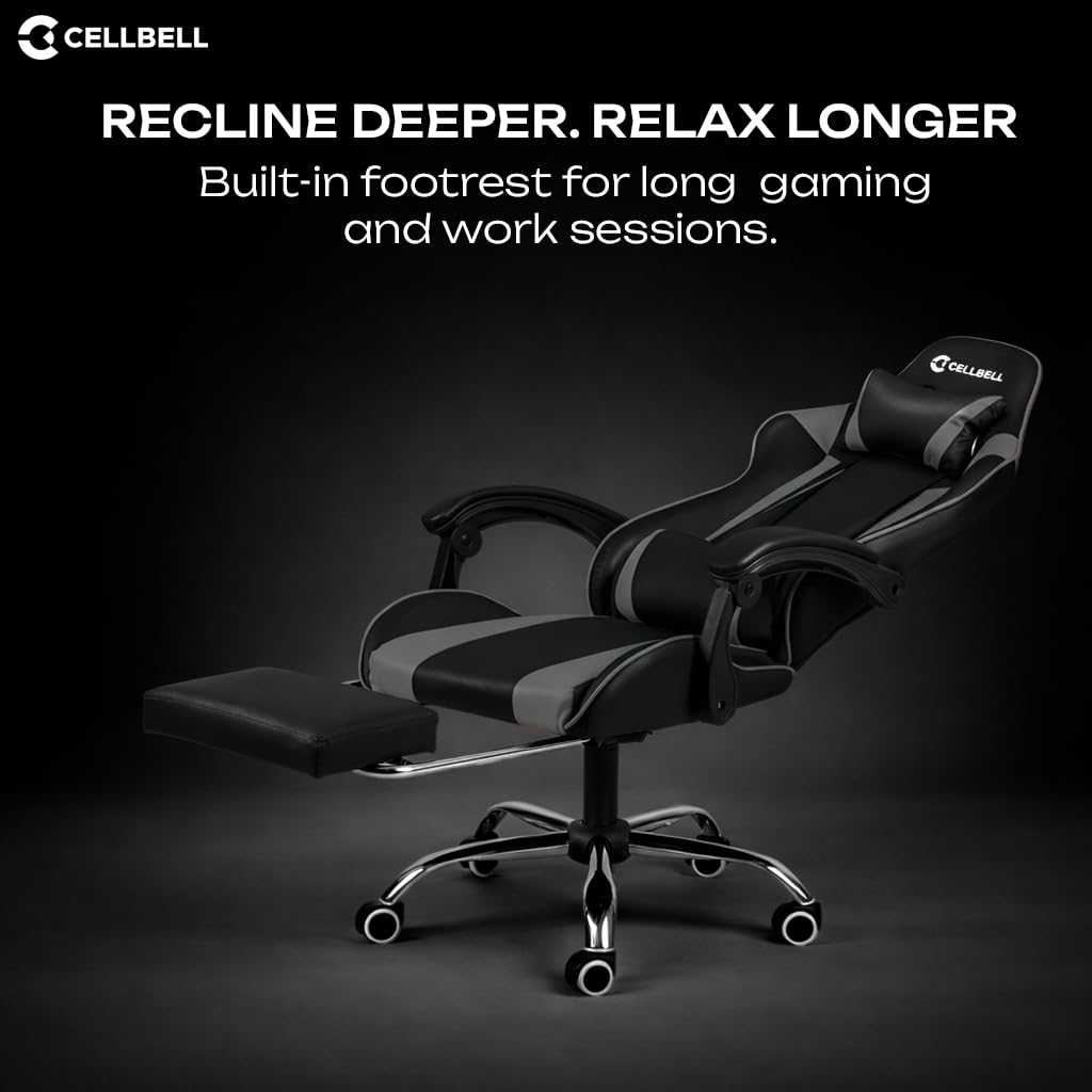 Cellbe Ergonomic Gaming Chair in Leatherette – Luxe Maple