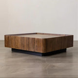 Dexter Luxury Center Table in Teak Wood | Designer Coffee Table - Luxe Maple