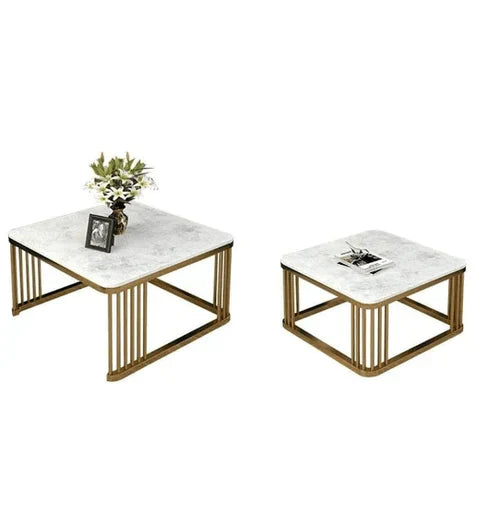 Beccy Nesting Luxury Center Table In Stainless Steel 304