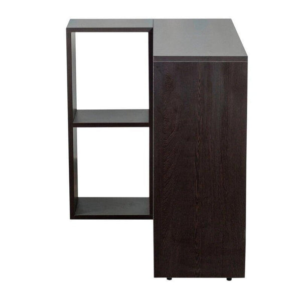 Rollen Study Table in Wenge Color - Luxe Maple