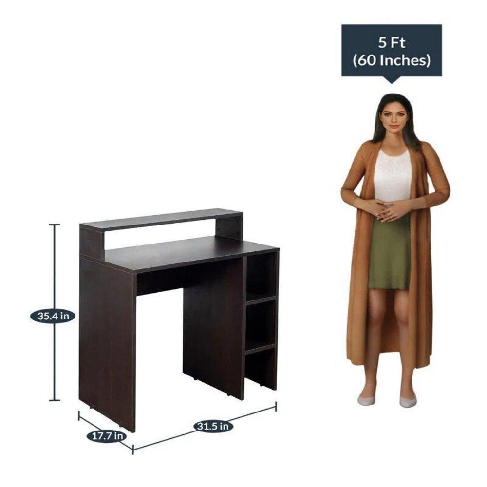 Rollen Study Table in Wenge Color