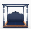 Florance Solid Wood Luxury Poster Bed in Honey Teak.