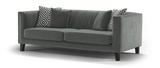 Wildo Luxury Sofa Set in Suede 3+2 Seater Grey