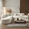 Gello Premium Sectional Sofa Set In Suede - Luxe Maple
