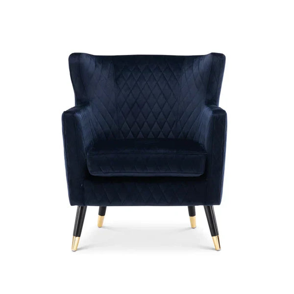 Rome Luxury Accent Chair In Suede