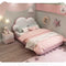 Sweet Cloud Upholstered Luxury Bed In Leatherette - Luxe Maple