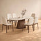 Haven Soldi Wood Dining Table Set - Luxe Maple
