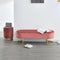 Blush Luxury Lounger in Suede - Luxe Maple