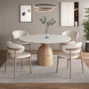 European Round Premium Dinning Table Set In Teak Wood Only Table