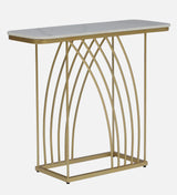 Kisco Console Table In Stainless Steel 304 - Luxe Maple